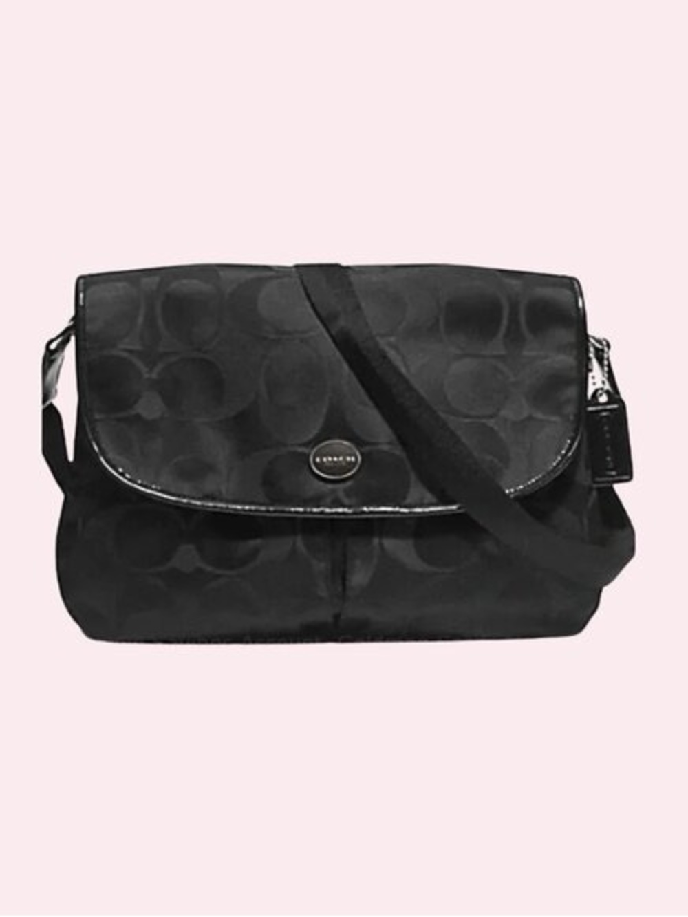 Coach 77490 Signature Nylon Messenger